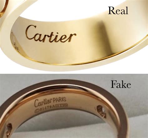 vs fake real cartier 750 ring 52833a price